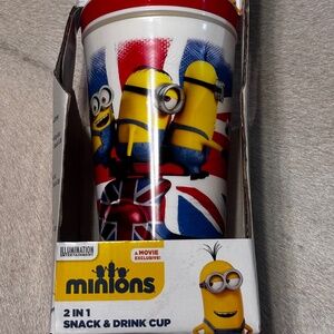 Snackeez Minions 2 in 1 Snack & Drink Cup